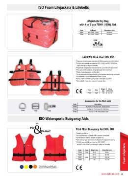 Work Vests and Buoyancy Aids